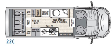 2022 COACHMEN BEYOND 22C*21, , floor-plans-day image number 0